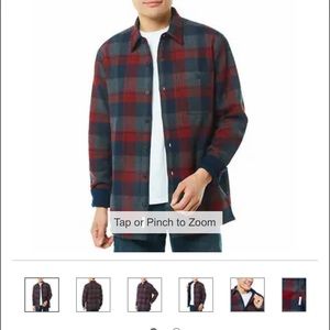 Weatherproof Vintage Men’s Fleece Shirt Jacket.